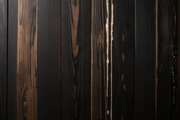 Poster - Black Wood texture