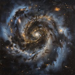 Wall Mural - showcase dense clusters of stars within a galaxy where thousands of stars are bound together by grav