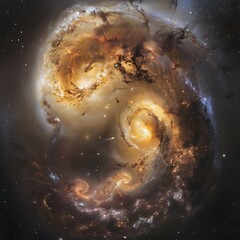 Wall Mural - highlight ancient stars inhabiting the halo of a galaxy providing clues to its formation and evoluti