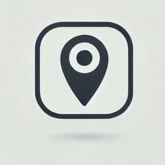 Wall Mural - location icon