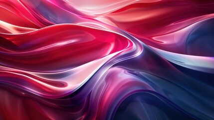 Abstract red and blue digital wave background.