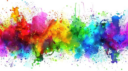 Wall Mural - colorful splashes