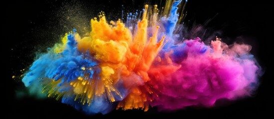 Wall Mural - Abstract Explosion of Color