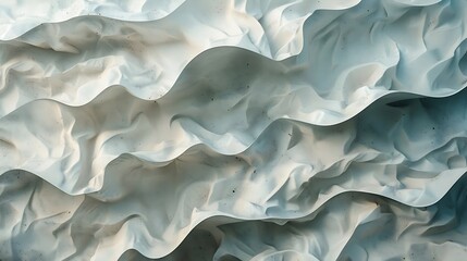 Poster - Paper texture with folds City poster : Generative AI