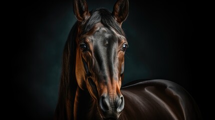 Poster - horse HD 8K wallpaper Stock Photographic Image  