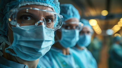 Wall Mural - A group of female doctors