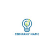 © mad - Light Bulb Lamp and Lab Science, Creative, Innovation Logo Design