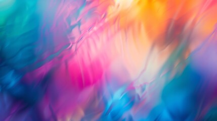 Leinwandbilder - Vibrant Abstract Blur Background with Gradient Colors : Generative AI