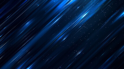 Wall Mural - dark blue line and blue light glow digital background.