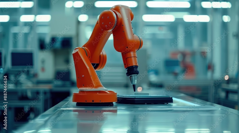 Robotics and Automation. Shaping the Future of Industries Stock ...
