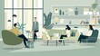 © novian - Modern Office Workspace with Diverse Team Members