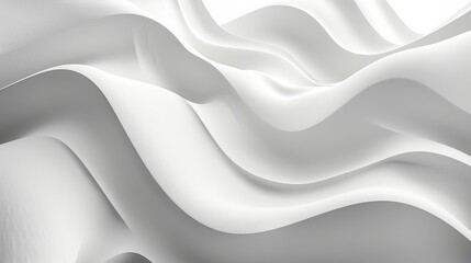 Sticker - Create a minimalistic abstract image featuring smooth, wavy lines 