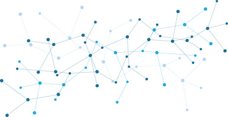 abstract background of connected dots with lines