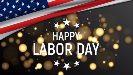 Canvas Print - Happy Labor Day USA