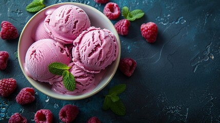 Sticker - Delicious Raspberry Ice Cream