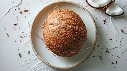 Sticker - Coconut on a plate