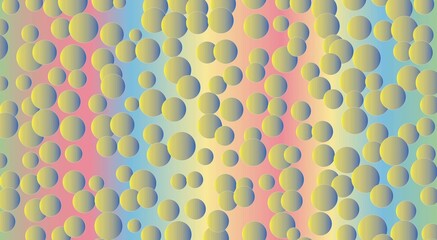 Canvas Print - abstract background with circles