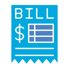 Wall Mural - Bill Icon