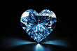 © Dimitar - a blue diamond in the shape of a heart
