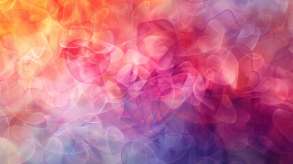 Poster - A colorful background with pink and blue swirls