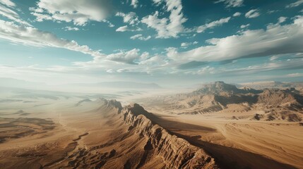 Canvas Print - landscape of the desert