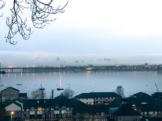 view of the city from the sea