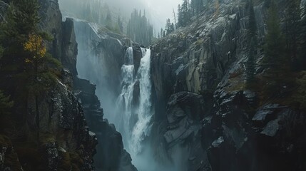 Poster - waterfall