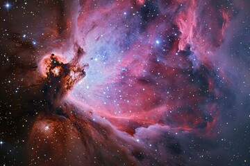 Wall Mural - an image capturing the vastness and wonder of the universe, with galaxies and celestial bodies scatt