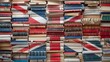 © MYDAYcontent - British Flag Book Wall