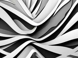 Poster - black and white abstract background