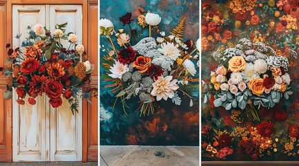 Wall Mural - flowers in a window