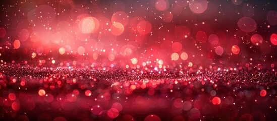 Wall Mural - Sparkling Red Glitter Background