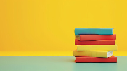Wall Mural - A pile of coloring books