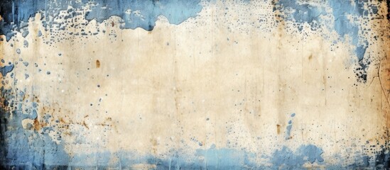 Sticker - Grunge Blue and Beige Texture