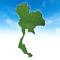 country map grasfloating slice of land with green grass surface and soil section. flying land grass 
