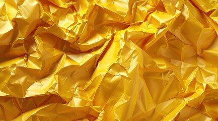 Poster - crumpled gold paper