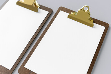 Wall Mural - Clipboard with a document mockup