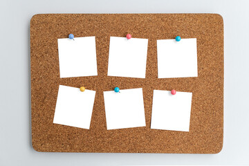 Poster - Paper png mockup, memo on corkboard