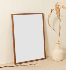 Sticker - Frame png mockup, modern home interior decor