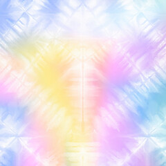 Sticker - Rainbow tie dye png watercolor transparent background