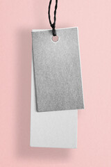 Wall Mural - Label tags png transparent mockup