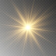 © Максим Славов - The image depicts a golden light , including sun rays and a dawn effect. The image also includes a gold flare