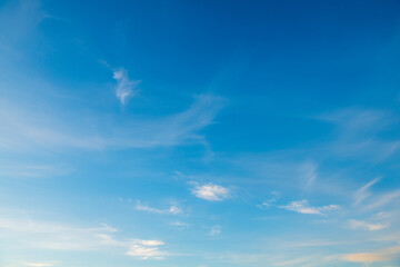 Wall Mural - blue sky with white clouds.