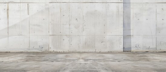 Leinwandbilder - High quality blank white paper background with a concrete wall texture providing ample space for text placement in the picture