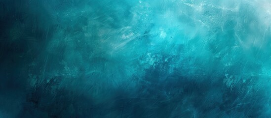 Wall Mural - Pure teal blue backdrop with subtle light variations, perfect for contemporary design projects.