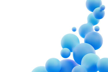 Sticker - PNG blue liquid fluid border, transparent background