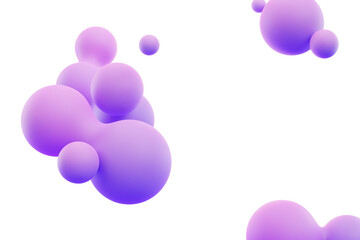 Sticker - PNG purple liquid fluid border, transparent background