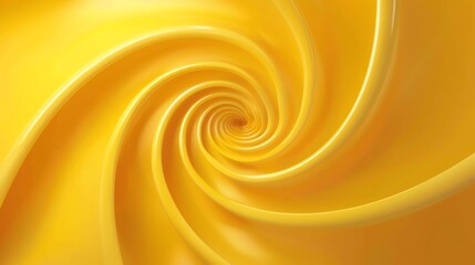 Wall Mural - yellow 3D swirl background