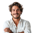 © Bilal Raza - portrait of Smiling man isolated on transparent Background