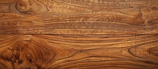 Aufkleber - Vintage light teak surface board on desk with decorative copy space image features a seamless brown plywood texture and old panel wood grain making it a natural design resource